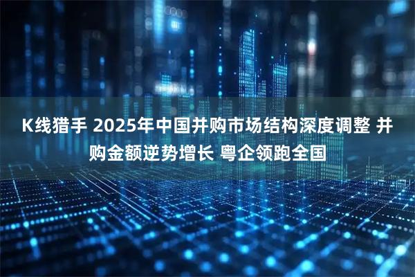 K线猎手 2025年中国并购市场结构深度调整 并购金额逆势增长 粤企领跑全国